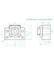 BK Bearing Support, Fixed Mounting Bearing Support