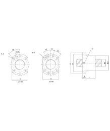 Double Nut for SFU2005 Ball Screw