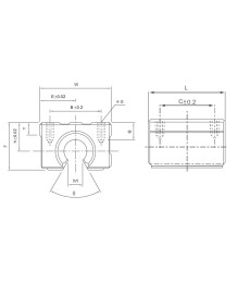 Linear Bearing SBR - C10 - EXSBR10UU
