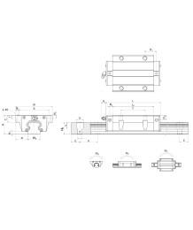 Блокче HGW 15 CA, Блокче HGW,  блокче за линейна релса HGH