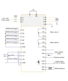Three-phase inverter 5.5 kW