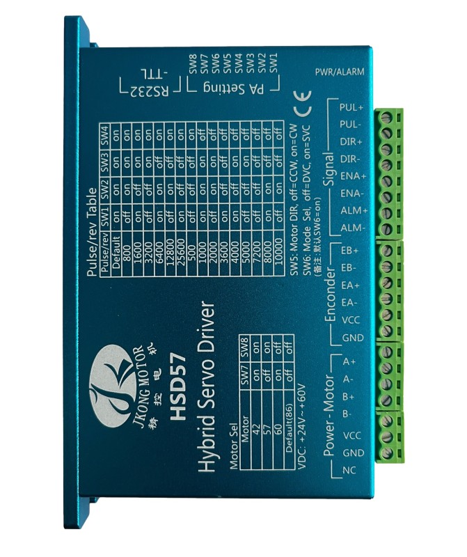 Hybrid SERVO driver for stepper motor - JK-HSD57, Hybrid servo driver for stepper motor,