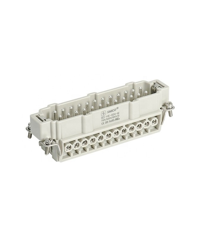 Male Insert for 24-Pin Industrial Connectors