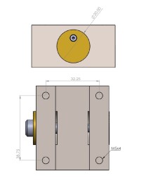 HGH 15 CA Block, HGH Block, Block for HGH Linear Rail