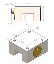 HGH 15 CA Block, HGH Block, Block for HGH Linear Rail