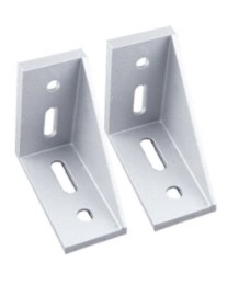 Corner connector for profile 30x30, 30x60, 40x40, 80x80, fasteners