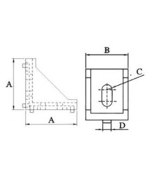 Corner connector for 30x30 profile, fasteners, corner connectors