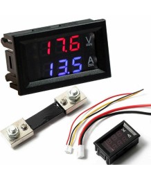 Digital Voltmeter and Ammeter for DC Voltage 100V/100A - EXDC100