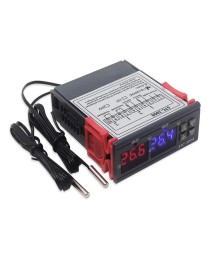 Dual Digital Thermostat STC-3008 with 10A Contacts