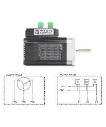 Integrated Nema 23 Servo Motor with Driver – Version V6