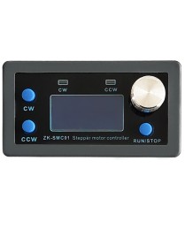 ZK-SMC01 Stepper Motor Controller – Programmable with Bidirectional Control and Adjustment of Angle, Pulse, and Speed
