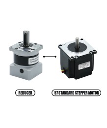HLTNC FLF57 Planetary Gearbox for NEMA 23 Stepper Motor – Ratio 1:10 | High Precision and Reliability