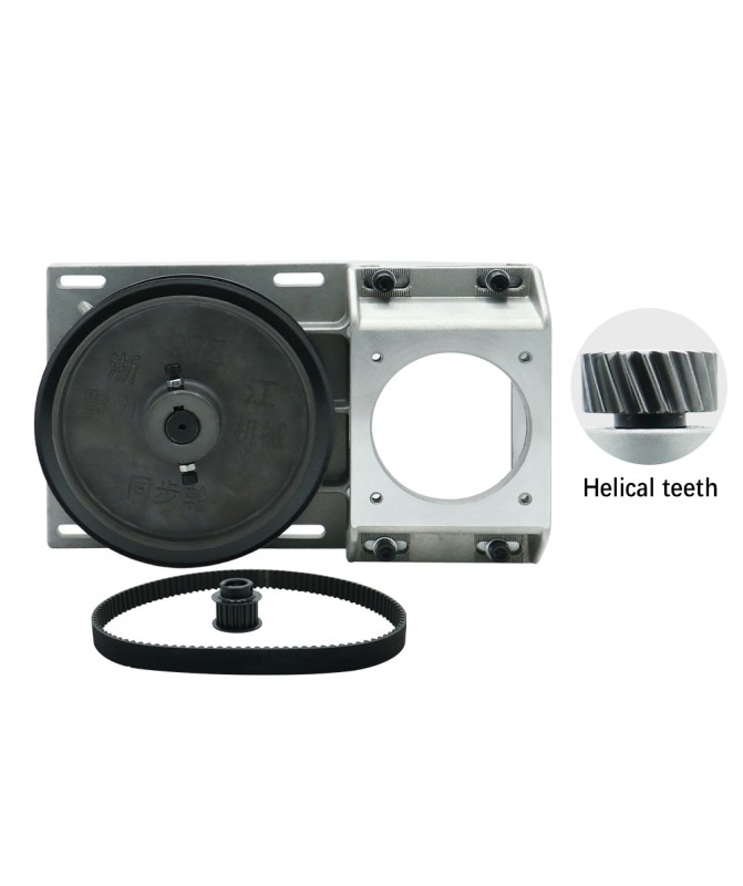Reducer for CNC Machines with Rack and Pinion – Module 1.5, 5:1, Nema 34