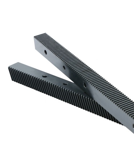Blackened CNC M1.5 Gear Rack – 20×20×960 mm, Helical Teeth, Black Coating | HLTNC