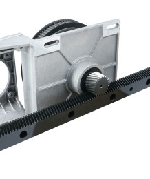 Blackened CNC M1.5 Gear Rack – 20×20×960 mm, Helical Teeth, Black Coating | HLTNC