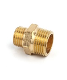BW Pneumatic Fitting Double External Thread – Brass Connector