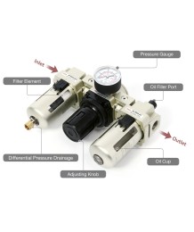FRL Unit AC2000-01 – Filter Regulator Lubricator 1/8″