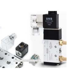 Pneumatic Solenoid Valve 4V210-08 AC220V – 1/4″