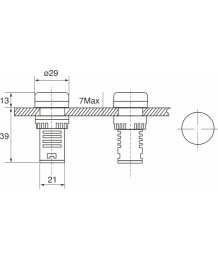 LED Signal Lamp AD22-22DS – Ø22mm Indicator for Electrical Panels