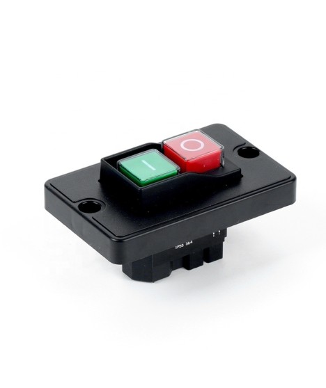 Електромагнитен бутон YCZ2-B01 – ON/OFF ключ 220V с защита