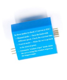 RC Digital Servo Tester 3CH for Servo and ESC | Exallto